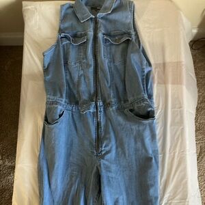 Denim jumpsuit